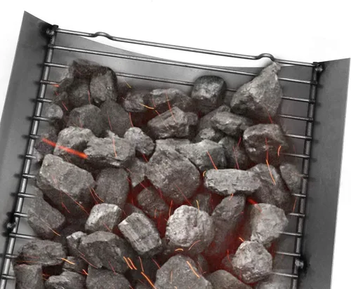 Miniatura 5 de Hongso Colgador de rejilla de fuego de 14 7/8 pulgadas y bandeja de goteo de cenizas para uso con parrilla Char-Griller 5030 de 2 quemadores de gas