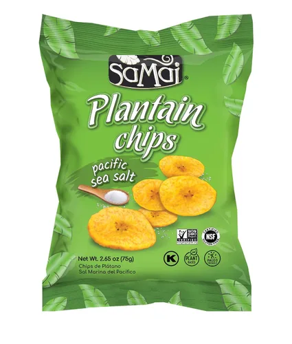 Miniatura 30 de SAMAI Chips de plátano de chile de 2.65 onzas, paquete de 15 unidades, totalmente naturales, sin OMG, sin gluten y Kosher