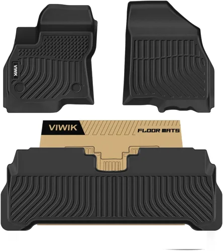 Miniatura 21 de VIWIK Alfombrillas de Piso para Dodge Ram 1500 2019-2024 Crew Cab con Caja de Almacenamiento Bajo el Asiento (NO para Classic), Alfombrillas