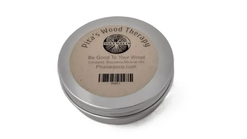 Pita's Wood Therapy - Cera de condimentos de madera natural de Starkweather Woods, sellador seguro para alimentos de aceite y cera de abejas de 4