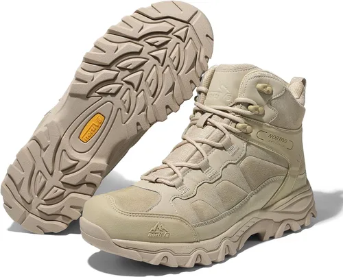 Miniatura 41 de NORTIV 8 - Botas de senderismo impermeables para hombre, zapatos de montañismo ligeros para exteriores