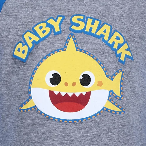 Miniatura 5 de Nickelodeon Baby Shark - Camisa raglán de manga larga para niños pequeños