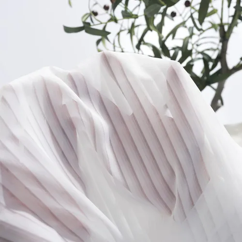 Miniatura 4 de LETAU Cortinas plisadas blancas traslúcidas de 84 pulgadas de largo, paneles de cortinas traslúcidas para ventana, 84 pulgadas de ancho x 84