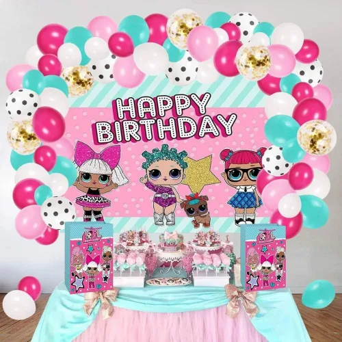Miniatura 7 de Bolsa de regalo de papel LOL Surprise multicolor grande – 1 unidad Diseño llamativo, perfecta para cumpleaños y ocasiones especiales
