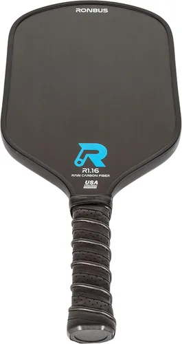 Miniatura 6 de Ronbus R1.16/R2.16/R3.16 Fibra de carbono Toray T700 en bruto, pala de pickleball con núcleo de nido de abeja de polipropileno de 16 mm