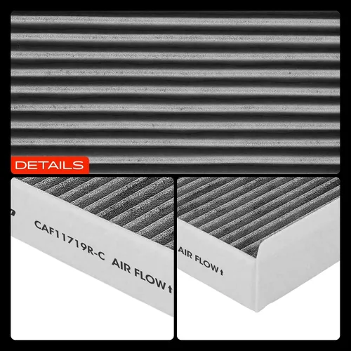 Miniatura 8 de Filtro de aire de cabina A-Premium con carbón activado Compatible con Mercedes-Benz C300, C350e, C400, C43 AMG, C450 AMG, E300, E350, E53 AMG