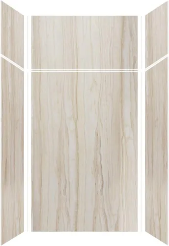 Miniatura 57 de Transolid EWKX483696-41 Expressions - Kit de pared de ducha de 6 paneles con extensión, 36 pulgadas de largo x 48 pulgadas de ancho x 96 pulgadas