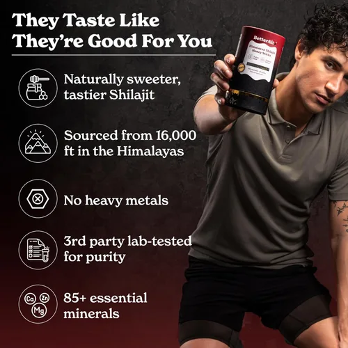 Miniatura 4 de Better Alt Palitos de Miel de Canela Shilajit Puro del Himalaya con Miel Orgánica Shilajit Fácil de Consumir 30 Palitos para Impulso de Energía