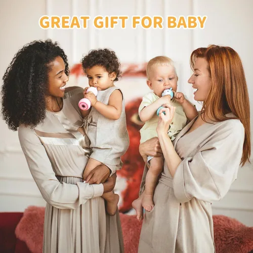 Miniatura 9 de Alilo Smarty Bunny - Sonajero inteligente para bebé con luz musical, juguetes para bebés recién nacidos de 0-3-6-12-18-24 meses, regalos para niños