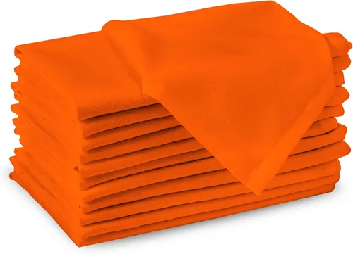Miniatura 41 de Encasa XO Juego de 12 servilletas de tela color azul cobalto, 17 x 17 pulgadas, servilletas de cena de algodón de color sólido, servilletas de boda