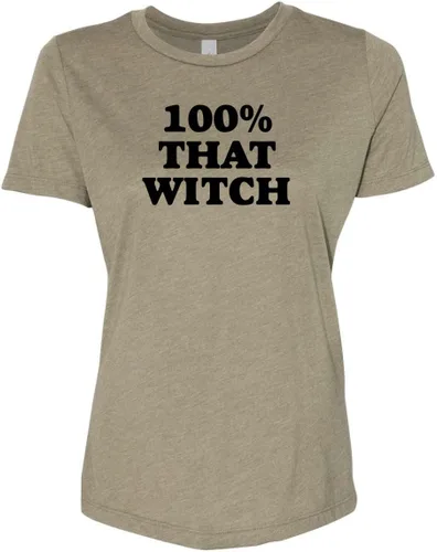 Cute Women's Screen Printed Crew Neck Tee, Shirts With Sayings, Dusty Blue or Olive