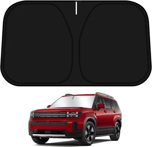 Miniatura 8 de D-Lumina Parasol para parabrisas Dodge RAM 1500 2019-2024 2025, parasol para ventana delantera, protector de visera para RAM 1500 CrewCab, camioneta