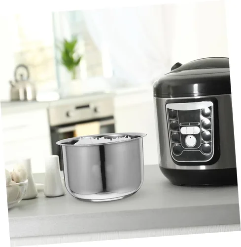 Miniatura 5 de Zerodeko Reemplazo de olla de arroz de 2 litros, olla interior antiadherente de acero inoxidable, olla de olla a presión tradicional, accesorios