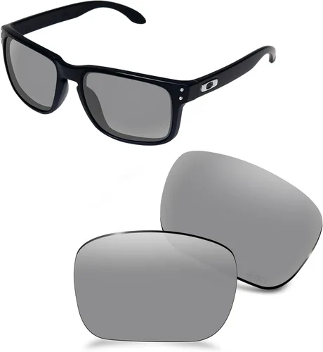 Miniatura 10 de Lentes de repuesto ANSI Z87.1 para gafas de sol Oakley Holbrook XL OO9417 Amarillo de alta definición.