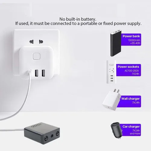 Miniatura 3 de Cámara Wi-Fi 1080P HD Smart Home Cámaras Mini Cámaras Cam con sensor de movimiento Visión nocturna Control de aplicación Control de teléfono celular