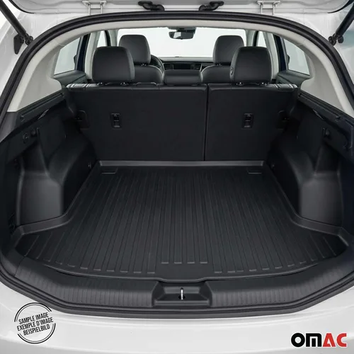 Miniatura 2 de OMAC Alfombrillas para maletero Honda Fit Hatchback 5 puertas 2007-2008 Moldeado 3D Cargo Liner - Negro - Caucho - Protección para todo