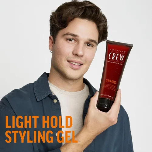 Miniatura 2 de American Crew Gel para el cabello para hombre, fijación ligera con bajo brillo, producto de peinado regalo para él, 8.4 onzas líquidas