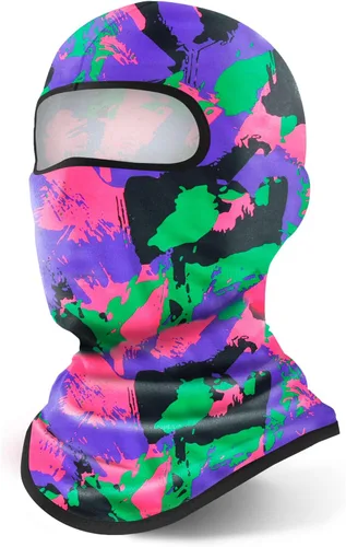 YESLIFE Pasamontañas de esquí para hombres, máscara facial de verano para cascos de motocicleta, accesorios de motocross, polaina de cuello,