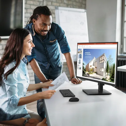 Miniatura 20 de Samsung Monitor de negocios sin bordes de 22 pulgadas (S40GD) con panel IPS, frecuencia de actualización de 100 Hz, modo de ahorro de ojos, diseño