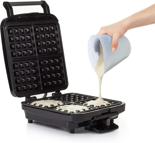 Miniatura 8 de OXO 11161000 Good Grips Taza medidora de silicona de 2 tazas tamaño Squeeze & Pour con patrón Stay-Cool, transparente