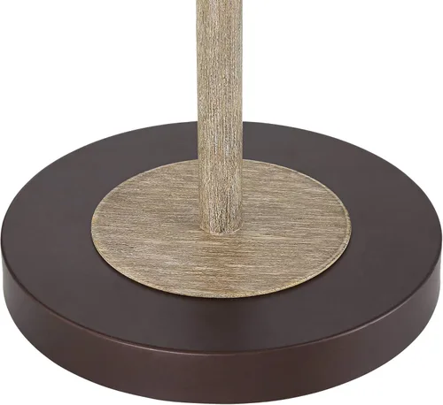 Miniatura 5 de Regency Hill Jenson Lámpara de pie industrial estilo casa de campo rústica, con brazo giratorio, estilo farmacia, de 54" de alto, en bronce
