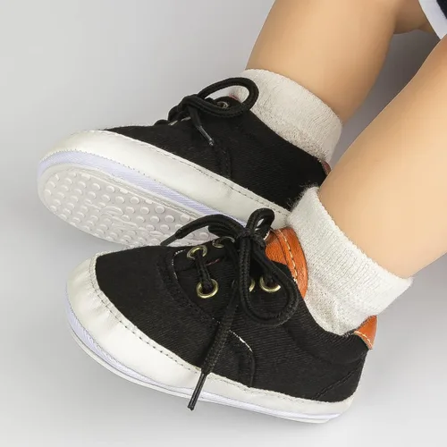 Miniatura 3 de Morbido - Tenis de lona para bebés y niños pequeños, antideslizantes, para recién nacidos, para recién nacidos, para recién nacidos de 0 a 18 meses