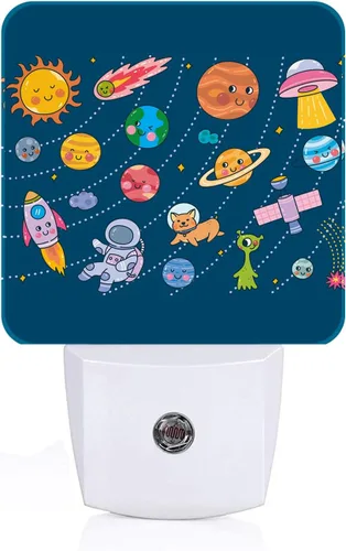 Miniatura 14 de Luz nocturna de luna en nube, luces nocturnas enchufables con sensor automático, lámpara de noche del atardecer al amanecer, decoración del hogar