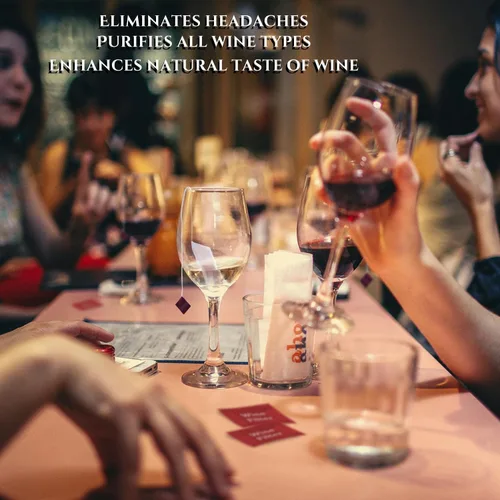 Miniatura 6 de Filtro de vino purificador de histamina de sulfito: removedor de filtros de vino, histaminas sulfito, alivia dolores de cabeza y previene
