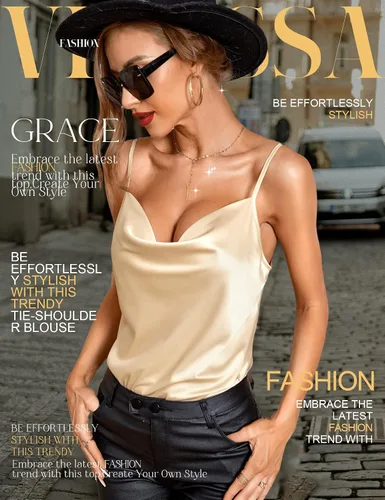 Miniatura 2 de VIDUSSA Blusa sin mangas con cuello vuelto para mujer