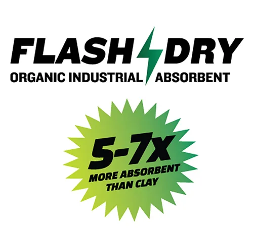 Miniatura 3 de FlashDry Cubo de 5 litros de súper absorbente de derrames, 100% orgánico respetuoso con el medio ambiente, para aceite, pintura, grasa y más