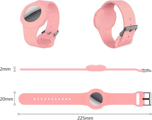 Miniatura 5 de SWOXINGO Airtag Wristband KidsAirtag Bracelet for Kids Toddler Baby Children EldersAirtag Watch Band Compatible with AirTag 2021