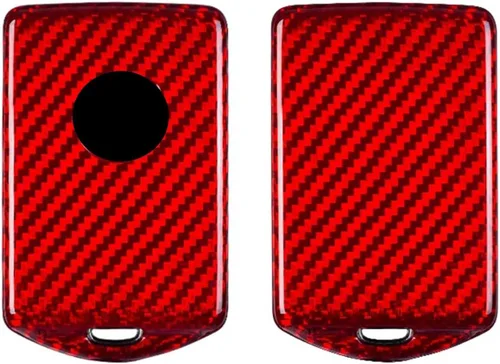 Miniatura 9 de Funda para llavero de fibra de carbono genuina para Volvo C30 S60 S80 S90 S901 V70 V90 Cross V90CC XC40 XC60 XC70 XC90 Smart Car Remote Key Fob Case