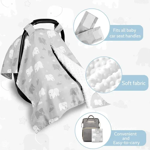 Miniatura 2 de TANOFAR Funda de asiento de automóvil para bebé, fundas de asiento de automóvil para bebé, niño y niña, funda de asiento de automóvil infantil