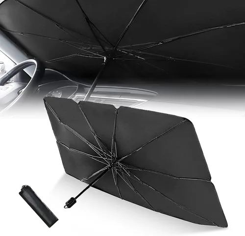 Miniatura 8 de 1 parasol para parabrisas de automóvil, parasol reflectante plegable para ventana delantera, protege el vehículo de los rayos UV y el calor