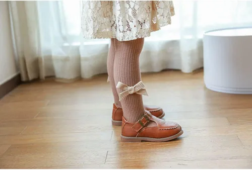 Miniatura 4 de BeiVSlley Paquete de 3 mallas para bebés y niñas, mallas de punto trenzado, medias para niños pequeños, lindas, sin costuras, pantimedias