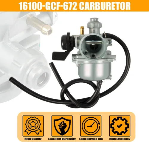 Miniatura 6 de RANSOTO Carburador compatible con XR70 XR70R CRF70 1997-2003 CRF70F 2004-2012 Honda reemplaza 16100-GCF-672 con kit limpiador de chorro de suciedad