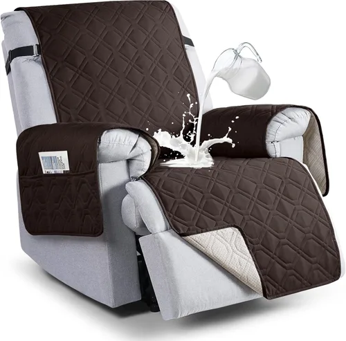 Miniatura 9 de VANSOFY Fundas 100% impermeables para sillas reclinables, funda antideslizante para silla reclinable para perros, protector de muebles, funda