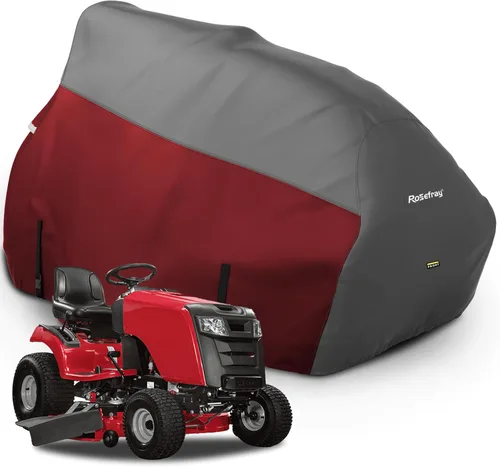 Miniatura 12 de Cubierta para Cortacésped de Montar, Tejido Impermeable de Grado Marino 420D - Ajuste Universal para John Deere, Cub Cadet, Craftsman, etc. Cubre