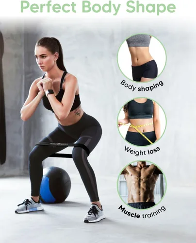 Miniatura 4 de Bandas de resistencia para entrenamiento, bandas de ejercicio, bandas de entrenamiento, bandas de glúteos, bandas de fitness, bandas de esfuerzo