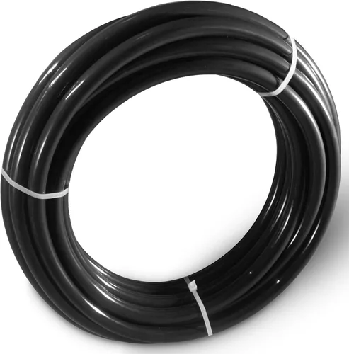 Tubo neumático de 0.157 in de diámetro exterior PU manguera de tubería de aire compresor de aire negro tubo de manguera de línea PU para tubería de