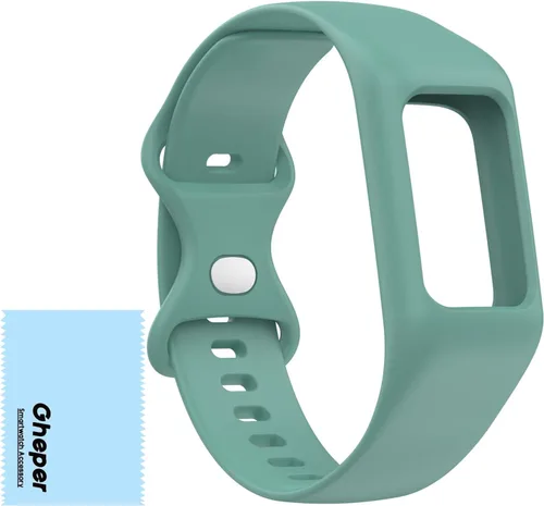 Miniatura 11 de Correa de reloj suave compatible con Fitbit Charge 6, Charge 5, Charge 4, Charge 3/3SE, correa de muñeca de silicona protectora todo en uno, correa