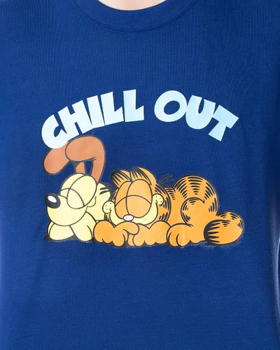 Miniatura 2 de Nickelodeon - Conjunto de pijama para hombre Garfield Odie Comic Strip Chill Out Multicolor
