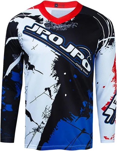 Weimostar Maillot de ciclismo de manga larga para hombre, transpirable, equipo deportivo, equitación, camiseta de ciclismo