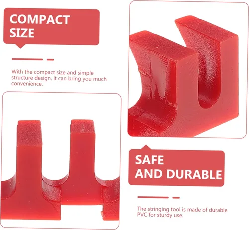 Miniatura 4 de 2 unids máquina tenis accesorios herramientas protector adaptadores de carga esparcidores esparcidores esparcidores rojo raqueta