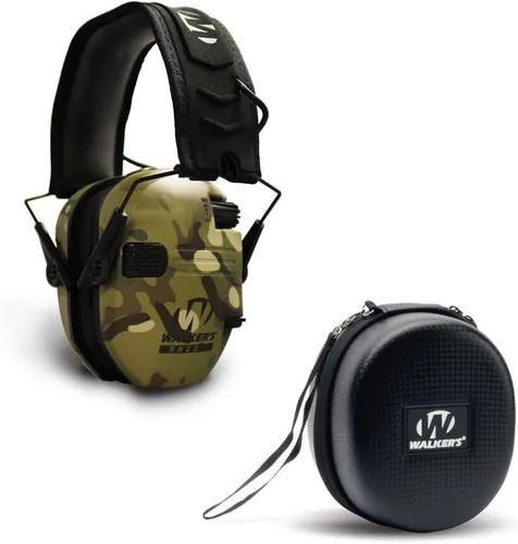 Miniatura 26 de Walker's Razor Slim - Protector auditivo electrónico para tiro (amplificación y supresión de sonido) con estuche protector bandera