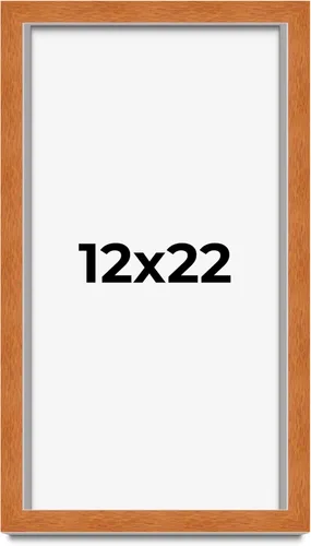 Miniatura 39 de Marco de 3 x 3 pulgadas, marco de madera maciza de nuez miel tradicional marrón Ancho de moldeo de 0.875 pulgadas Profundidad de conejo de 0.875