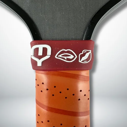 Miniatura 19 de Bandas de nombre de paleta de pickleball personalizadas, agarre de silicona personalizado, etiquetas de identificación de pickleball duraderas Verde