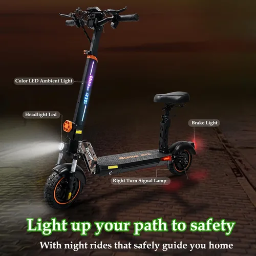 Miniatura 6 de Scooter eléctrico para adultos, 5600 W/1500 W/1200 W/800 W, scooter eléctrico rápido, 46/40/35 MPH velocidad máxima, batería de 27 Ah/20.8 Ah/15.6