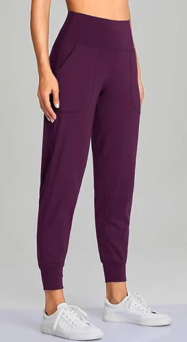 Miniatura 87 de Oalka - Pantalones deportivos para mujer, con cintura alta y bolsillos, para hacer deporte, yoga y entrenar
