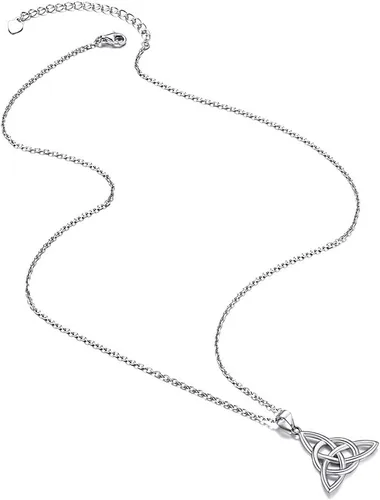 Miniatura 6 de Collar de plata de ley 925, chapado en oro, dos tonos, con colgante de animales de dos tonos, con caballito de mar, con delfín, regalo de cumpleaños